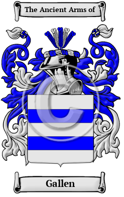 Gallen Family Crest Download (JPG) Heritage Series - 600 DPI