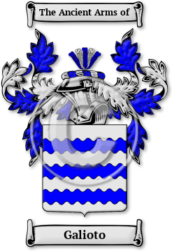 Galioto Family Crest Download (jpg) Legacy Series - 150 DPI