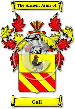 Gall Family Crest Download (JPG) Legacy Series - 600 DPI
