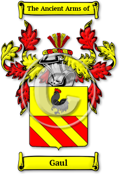 Gaul Family Crest Download (jpg) Legacy Series - 150 DPI