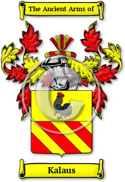 Kalaus Family Crest Download (jpg) Legacy Series - 150 DPI
