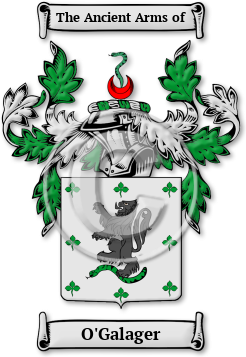 O'Galager Family Crest Download (jpg) Legacy Series - 150 DPI