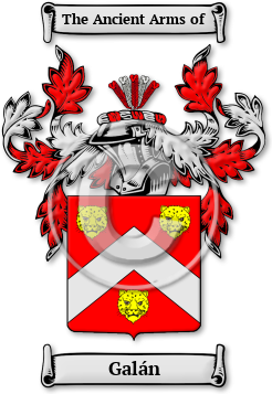 Galán Family Crest Download (jpg) Legacy Series - 150 DPI