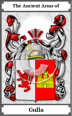 Gulla Family Crest Download (JPG)  Book Plated - 150 DPI