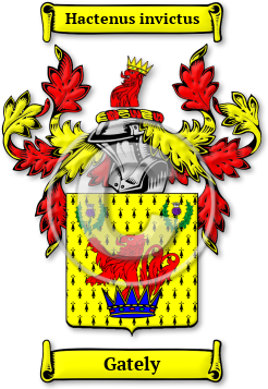 Gately Family Crest Download (jpg) Legacy Series - 150 DPI