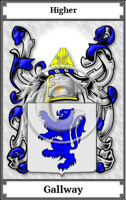 Gallway Family Crest Download (JPG)  Book Plated - 150 DPI