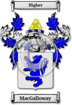MacGalloway Family Crest Download (jpg) Legacy Series - 150 DPI