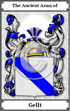 Gellt Family Crest Download (JPG)  Book Plated - 150 DPI