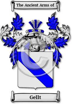 Gellt Family Crest Download (jpg) Legacy Series - 150 DPI