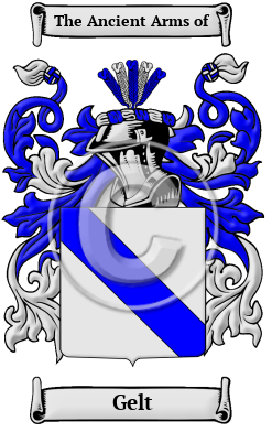 Gelt Family Crest/Coat of Arms