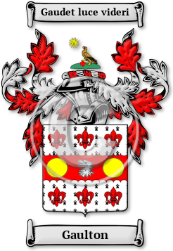 Gaulton Family Crest Download (jpg) Legacy Series - 150 DPI