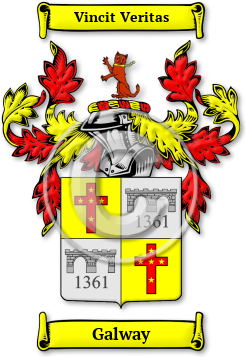 Galway Family Crest Download (jpg) Legacy Series - 150 DPI
