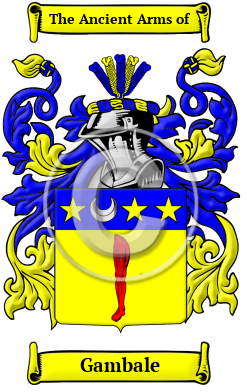 Gambale Family Crest Download (JPG) Heritage Series - 600 DPI