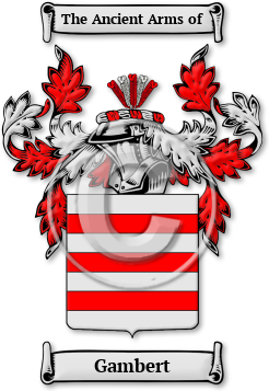 Gambert Family Crest Download (JPG) Legacy Series - 600 DPI