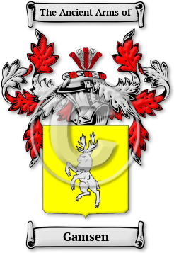 Gamsen Family Crest Download (JPG) Legacy Series - 600 DPI