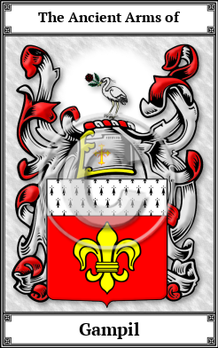 Gampil Family Crest Download (JPG)  Book Plated - 150 DPI