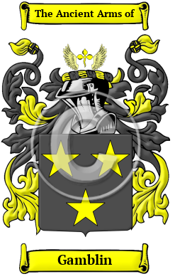 Gamblin Family Crest/Coat of Arms