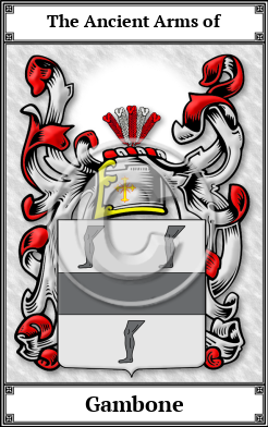 Gambone Family Crest Download (JPG)  Book Plated - 150 DPI