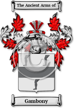 Gambony Family Crest Download (jpg) Legacy Series - 150 DPI
