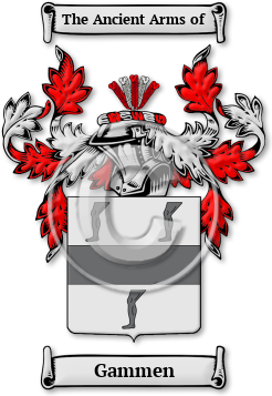 Gammen Family Crest Download (jpg) Legacy Series - 150 DPI