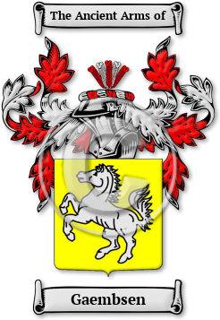 Gaembsen Family Crest Download (jpg) Legacy Series - 150 DPI