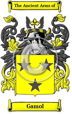 Gamol Family Crest/Coat of Arms