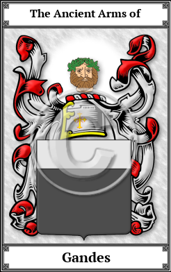 Gandes Family Crest Download (JPG)  Book Plated - 150 DPI