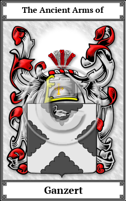 Ganzert Family Crest Download (JPG)  Book Plated - 150 DPI