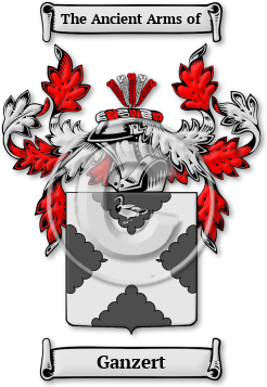 Ganzert Family Crest Download (jpg) Legacy Series - 150 DPI