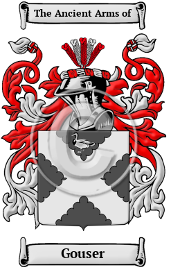 Gouser Family Crest/Coat of Arms