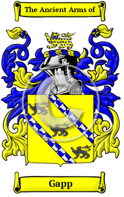 Gapp Family Crest Download (JPG) Heritage Series - 600 DPI