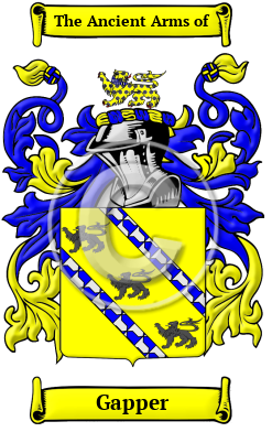 Gapper Family Crest/Coat of Arms