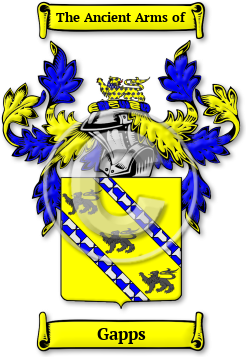 Gapps Family Crest Download (JPG) Legacy Series - 600 DPI