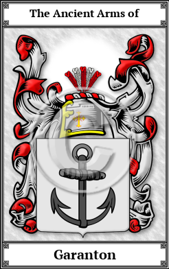 Garanton Family Crest Download (JPG)  Book Plated - 150 DPI