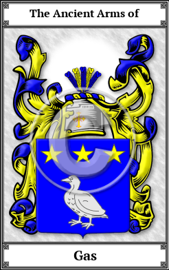 Gas Family Crest Download (JPG)  Book Plated - 150 DPI