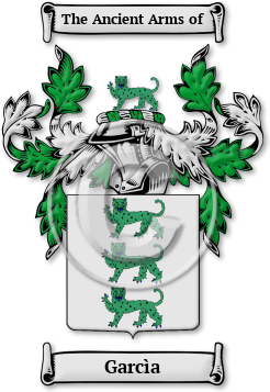 Garcìa Family Crest Download (jpg) Legacy Series - 150 DPI