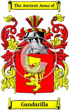 Gandarilla Family Crest/Coat of Arms