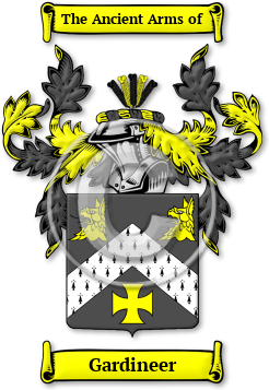 Gardineer Family Crest Download (jpg) Legacy Series - 150 DPI