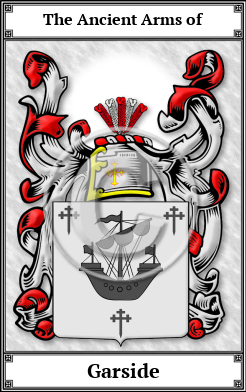 Garside Family Crest Download (JPG)  Book Plated - 150 DPI