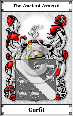 Garfit Family Crest Download (JPG)  Book Plated - 150 DPI