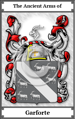 Garforte Family Crest Download (JPG) Book Plated - 600 DPI