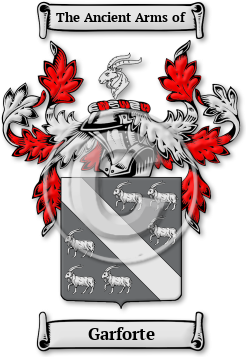 Garforte Family Crest Download (JPG) Legacy Series - 600 DPI