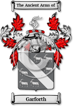 Garforth Family Crest Download (jpg) Legacy Series - 150 DPI