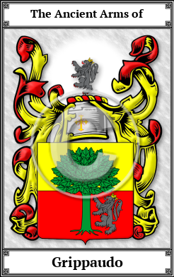 Grippaudo Family Crest Download (JPG)  Book Plated - 150 DPI