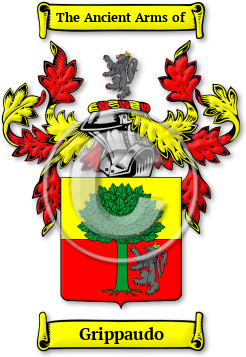 Grippaudo Family Crest Download (jpg) Legacy Series - 150 DPI