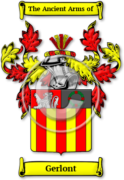 Gerlont Family Crest Download (jpg) Legacy Series - 150 DPI