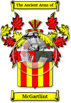 McGartlint Family Crest Download (jpg) Legacy Series - 150 DPI