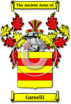 Garnelli Family Crest Download (jpg) Legacy Series - 150 DPI