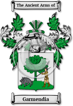 Garmendia Family Crest Download (jpg) Legacy Series - 150 DPI