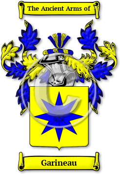 Garineau Family Crest Download (jpg) Legacy Series - 150 DPI